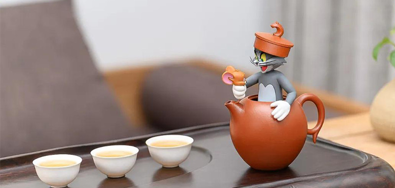 猫和老鼠与鼠年金子壶